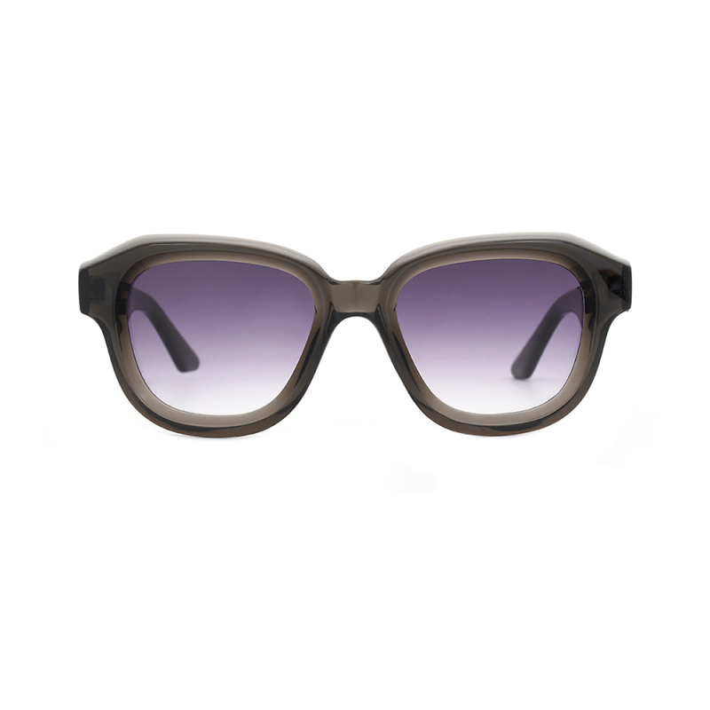 Lunettes de soleil faites à la main en acétate épaissi