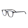 Black full frame retro square round business myopia men's and women's fashion acetate frame