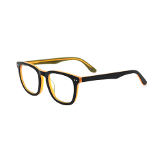 Damenbrillen Rechteck Acetat Brillen Optische Rahmen Brillen Klare Linsen Brillen Brillen
