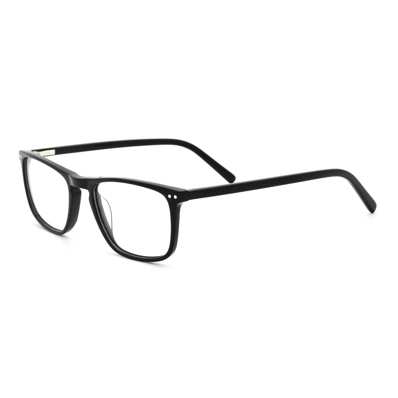 Vintage Herren Acetat Rahmen Optische Rechteck Brillen Klare Linse Brillen
