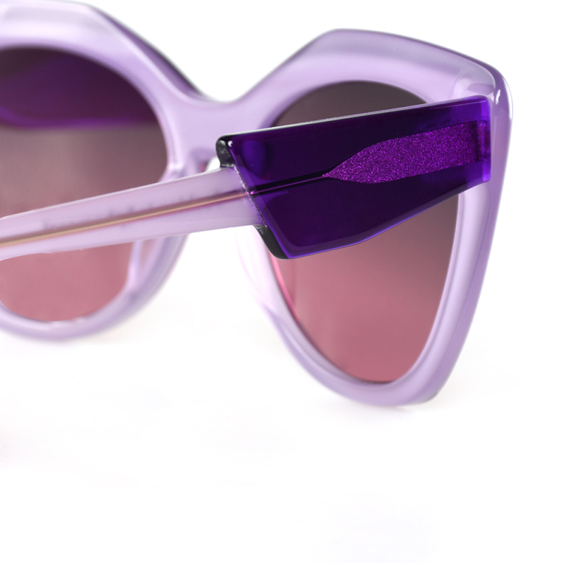 Fashionable sunglasses round glasses