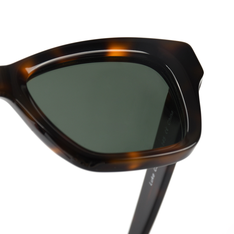 Lunettes de soleil faites à la main en acétate épaissi