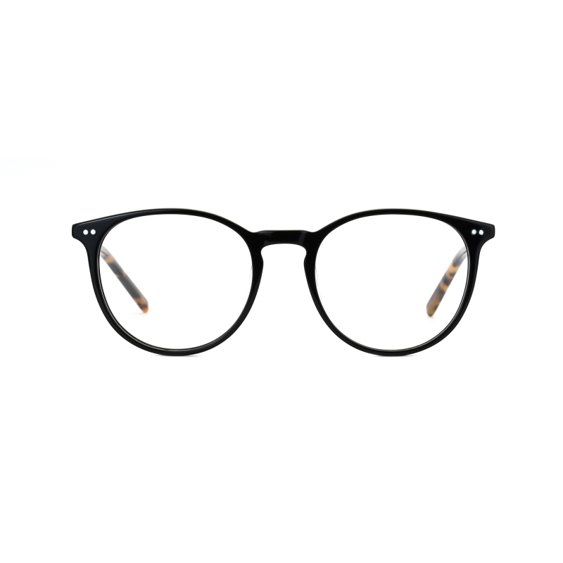 Retro Acetate Frames Oval Optical Eyeglasses Clear Lens Eyewear