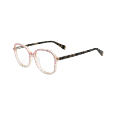 Fashion acetate frame glasses with rhinestones optical glasses