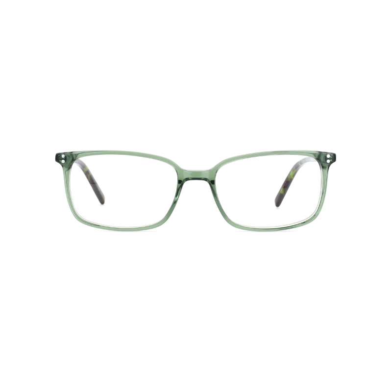 Fashion Unisex Acetate Frames Optical Rectangle Eyeglasses Clear Lens Eyewear BF20AW0706AC