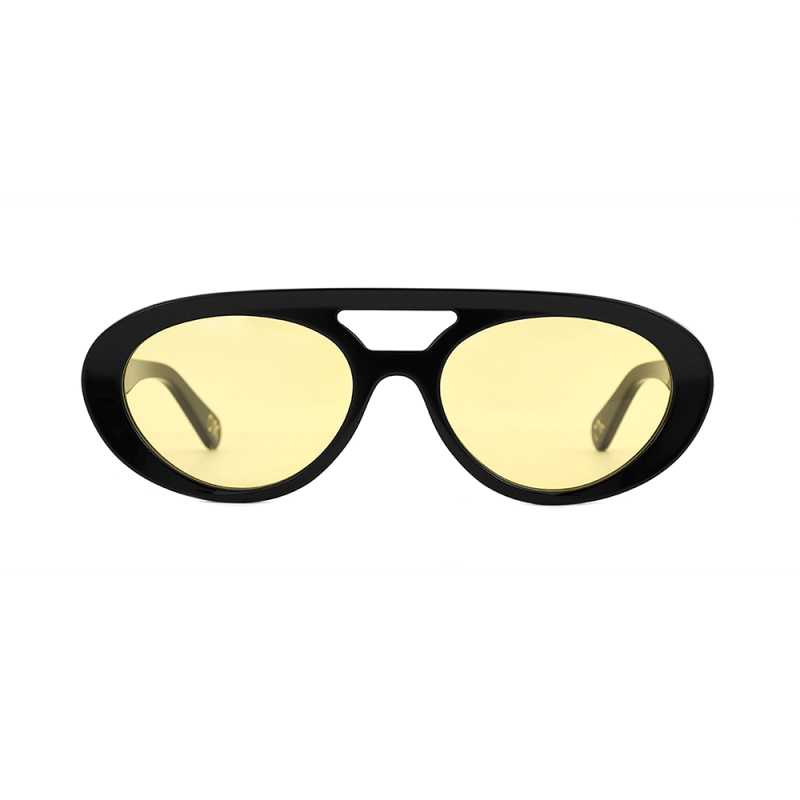 Fashionable sunglasses round glasses