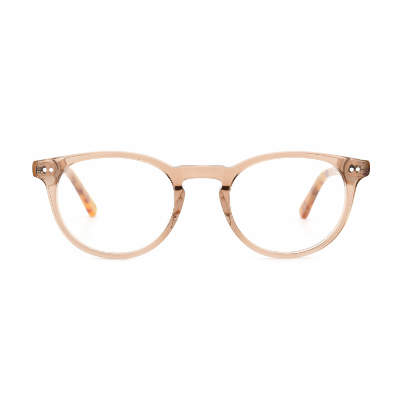 Vintage unisexe acétate montures optiques ovales lunettes verres clairs lunettes