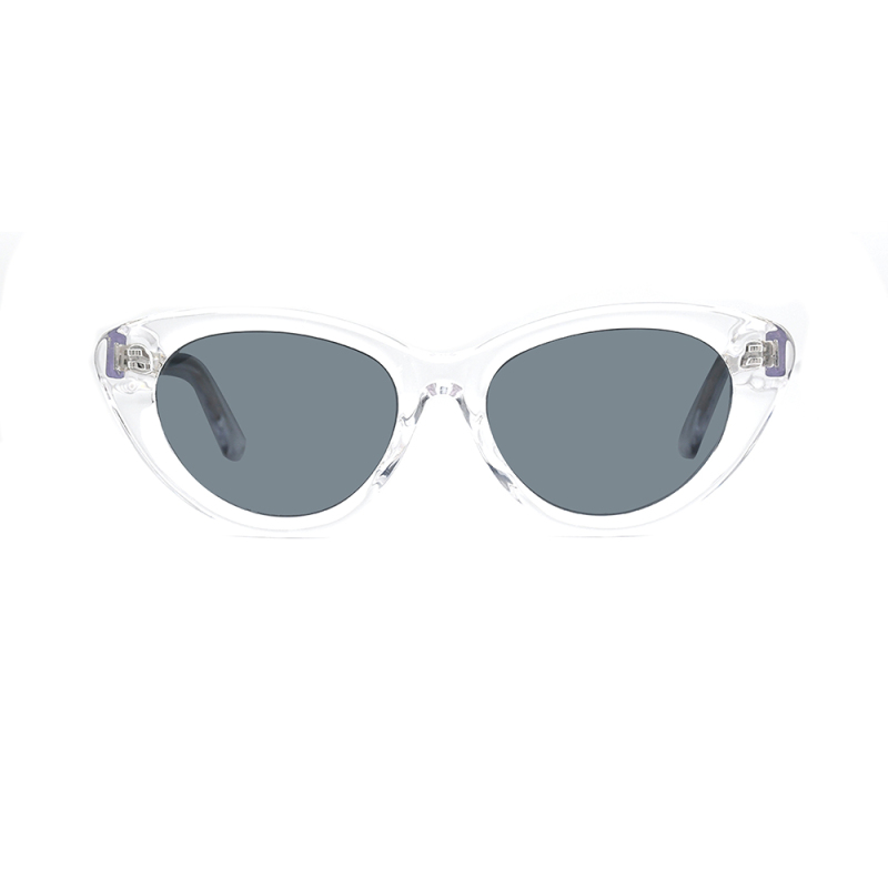 Lunettes de soleil faites à la main en acétate épaissi