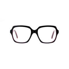 Trendige Frauen-Acetat-Rahmen-Rechteck-optische Brillen-klare Linsen-Brillen