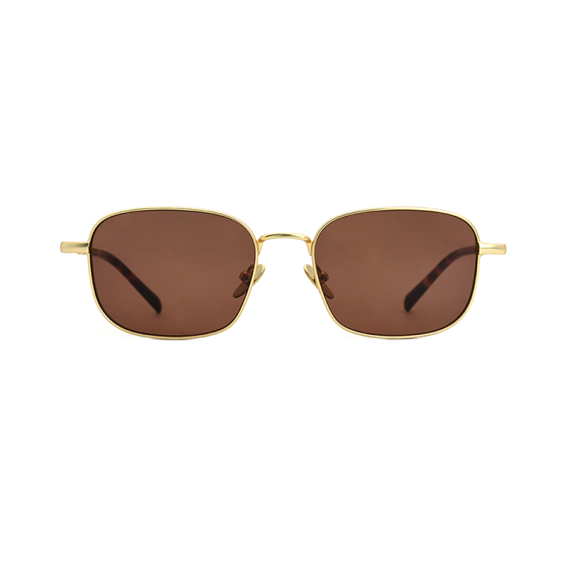 Gafas de sol de metal unisex de alta calidad.