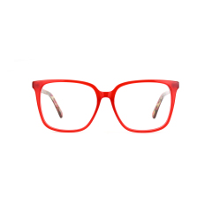 Mode Frauen Acetat Rahmen Optische Rechteck Brillen Klare Linse Brillen