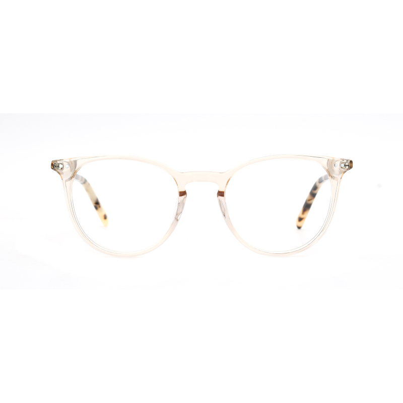 Retro-Frauen-Acetat-Rahmen-Oval-optische Brillen-klare Linsen-Brillen