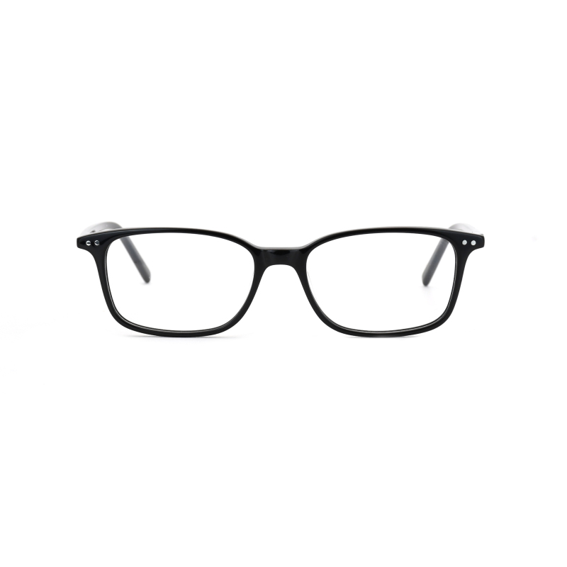 Vintage Unisex-Acetat-Rahmen Optische Rechteck-Brille Klarglas-Brille