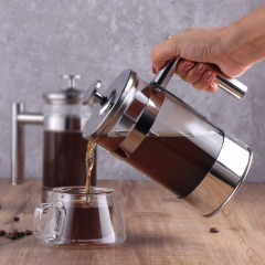 New Arrive No Plastic 34oz  1000ml Stainless Steel Coffee French Press Coffee Plunger With 4 Level Filtration System