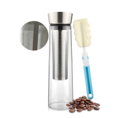High Quality  Borosilicate  Glass Pour Over  Coffee Maker with Filter