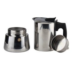 Stainless Steel Italian Coffee Maker Stovetop Espresso Maker Moka Pot Coffee Pass LFGB certification Mini Coffee Maker