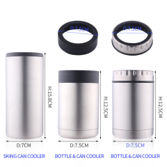 Multiple Function Beer Drinks Can Double Wall Insulated Stainless Steel Can Cooler