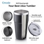 16oz Double Wall Stainless Steel Thermos Cup Coffee Tumbler Thermoses Tumbler Coffee Car Mug with Lid