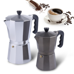 Aluminum Stovetop Espresso Coffee Maker, Travel Electric Italian Moka Coffee Maker for Induction