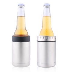 12oz Skinny Slim Stainless Steel Vacuum Insulated Beer Sublimation Can Cooler