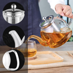 1200ml Tea Pot Borisilicate Glass Tea Pot with Filter