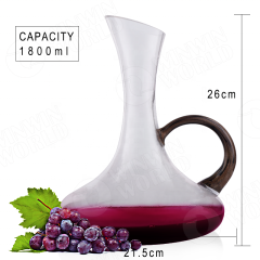 Red Wine Carafe Wine Gift Hand Blown Lead-free Crystal Glass Wine Decanter