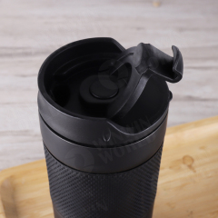 New Arrive 12oz Stainless Steel Vacuum Travel French Press Coffee Mug Tumbler With Sleeve
