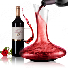1800ml Wholesale High Quality Glass Drinkware Antique Glass Wine Decanter