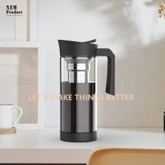 hot sale borosilicate glass cold brew bean to cup iced coffee maker