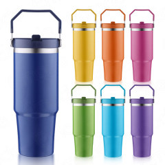 Wholesale Suppliere 20OZ 30OZ Travel Mug Stainless Steel Insulated Coffee Tumbler With Straw Stanley