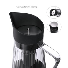 1200ml High Borosilicate Glass Cold Brew Coffee Maker with Easy To Clean Reusable Mesh Filter Iced Coffee Pot
