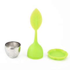 Kitchen Wares Leaf Shaped Silicone Tea Infuser Silicone Tea Strainer