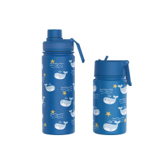 Christmas 350ml Stainless Steel Double Wall Insulated Kids Vacuum Flask Thermoses Water Bottle