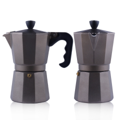 Aluminum Stovetop Espresso Coffee Maker, Travel Electric Italian Moka Coffee Maker for Induction