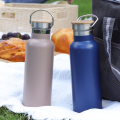 17OZ Amazon Wholesale Double Wall 18/8 Stainless Steel Thermos Vacuum Flask with Custom Logo