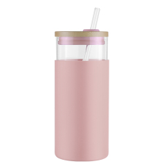 Reusable Silicone Sleeve For Glass Tumbler Customized Color Silicone Sleeve For Water Bottle