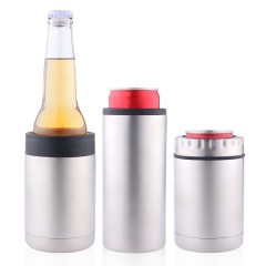 12oz Skinny Slim Stainless Steel Vacuum Insulated Beer Sublimation Can Cooler
