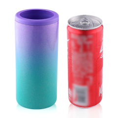 12oz Insulated Can Cooler Dishwasher Safe Stainless Steel Slim Can Cooler for Tall Skinny Cans