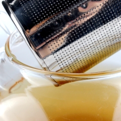 Borosilicate glass tea pot with infuser