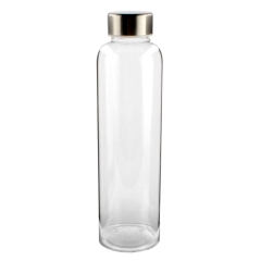 Stocked Popular Glass Water Bottle Big Glass Bottles 750ML With Lid and Logo