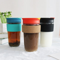 New Arrival Glass Tea Mug Middle Borosilicate Glass Coffee Mugs Tea Cup With Tea Infuser Cup
