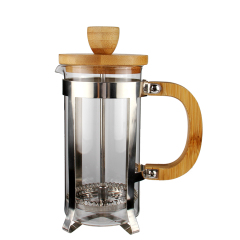 Bamboo French Press Coffee Maker  350ML Amazon Hot Sales French Plunger Eco-friendly Coffee Maker