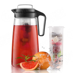 Emode Plastic Tea Maker With Tea Pot, High Quality Tea & Fruit Infusion Pitcher