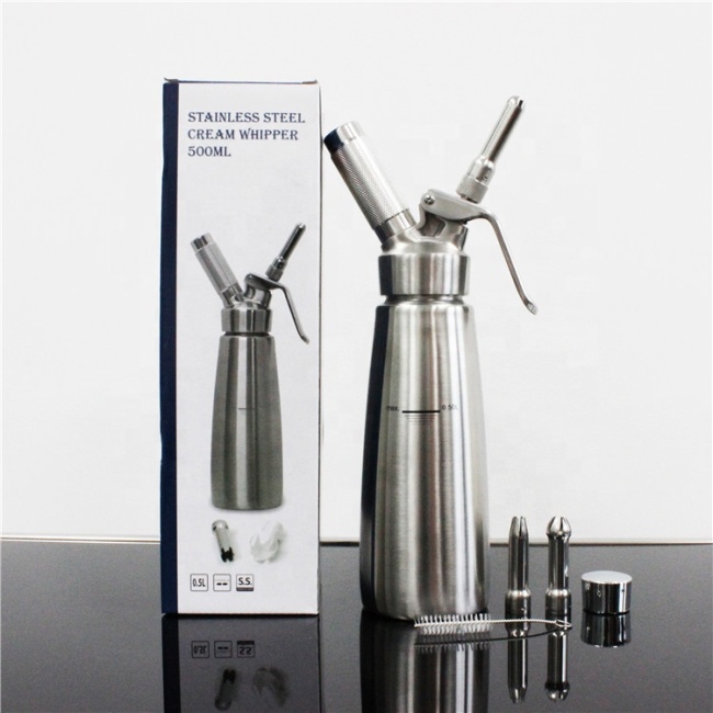 large capacity 1l stainless steel professional cream whipper