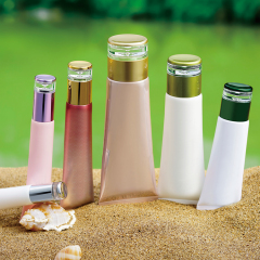 Пластиковая туба для косметической упаковки Crystal Top высокого класса D35 мм D40 мм