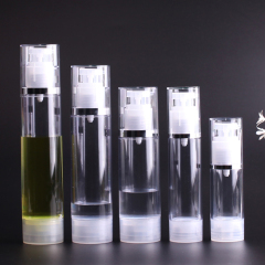 30 мл 50 мл 80 мл 100 мл 120 мл AS прозрачная безвоздушная помпа со сменной крышкой