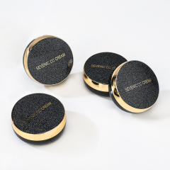black cream concealer packaging compact box with mirror