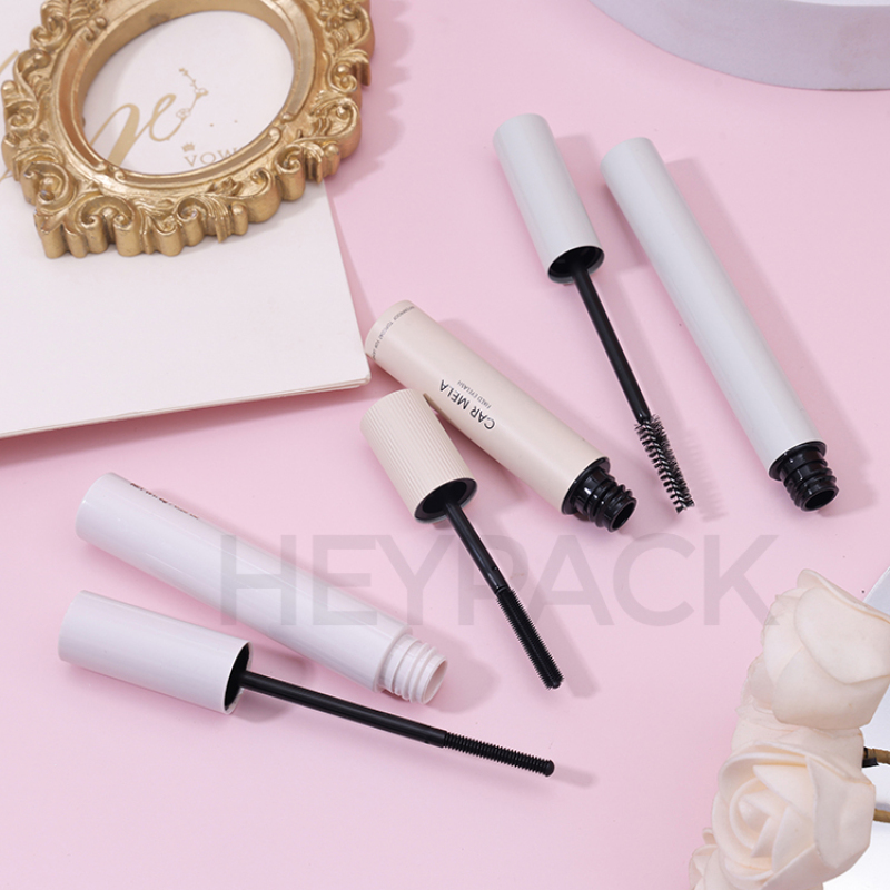 Silicone brush applicator mascara tube packaging aluminum plastic 