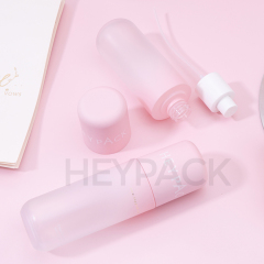 120ml thick PET frosting pink color cosmetic water mist spray bottle