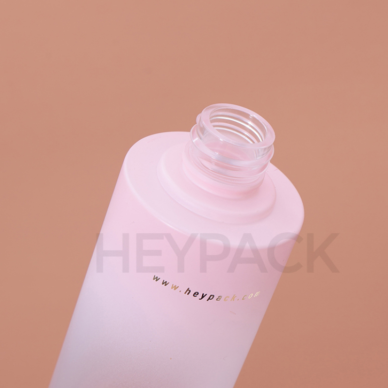 120ml thick PET frosting pink color cosmetic water mist spray bottle